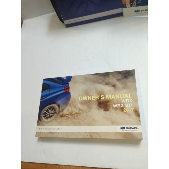 2017 Subaru WRX WRX STI Owners Manual Set with Case W/Starlink Owner's Manual - Picture 9 of 16